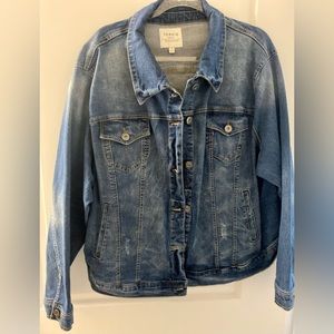 Torrid Distressed Jean Jacket - Size 4